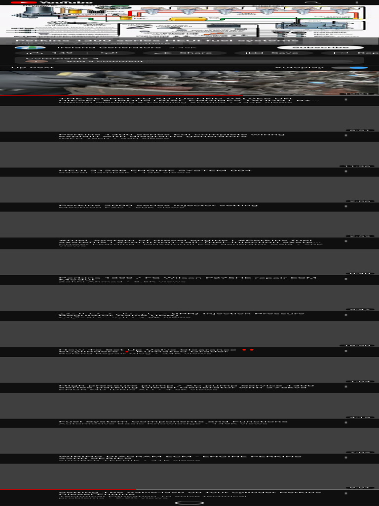 Perkins 1300 Series HEUI Fuel Systems YouTube PDF Diesel Engine Mechanical Engineering