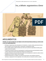 Prisión Preventiva, A Debate - Argumentos A Favor y en Contra - Gaceta UNAM