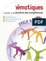 Belin Mathematiques Cycle 4 Cahier Devaluation Des Competences