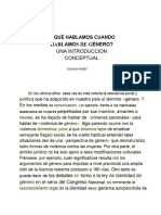 ¿De Qué Hablamos Cuando Hablamos de Genero. Mattio