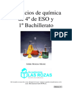 Ejercicios de Química de 4º de ESO y 1º Bachillerato: Julián Moreno Mestre