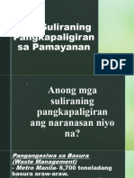 Mga Suliraning Pangkapaligiran Sa Pamayanan