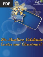 DoMuslimsCelebrateEasterAndChristmas IslamicEnglishBook