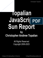 Topalian JavaScript Sun Report by Christopher Topalian