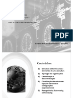 D - Ag - Iscal Go I - Tema 4 - Estruturas Organizacionais