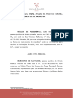 Petição Inicial - Ação Civil Pública - NAD X Municipio de Salvador