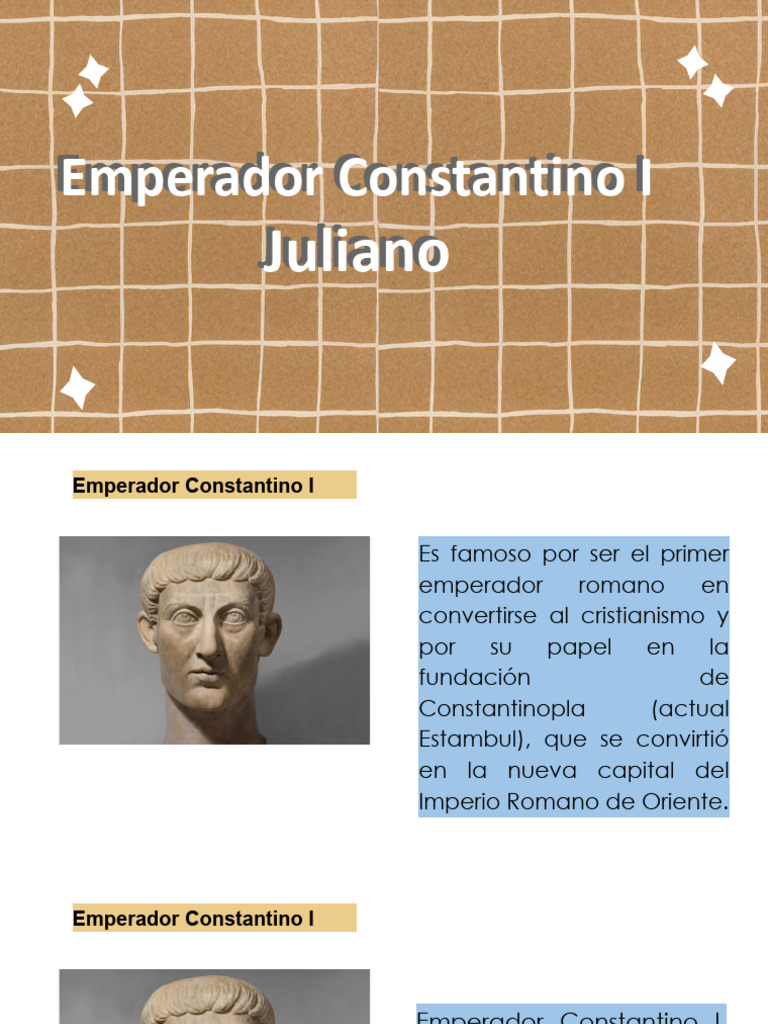 Emperadores | PDF | Constantino el grande | imperio Romano