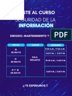 Poster Moderno Tecnológico Tipográfico para Conferencia Evento Informático Azul