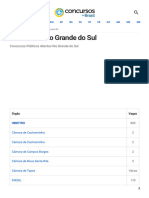 Concursos Rio Grande Do Sul 2023 2024 (ATUALIZADO)