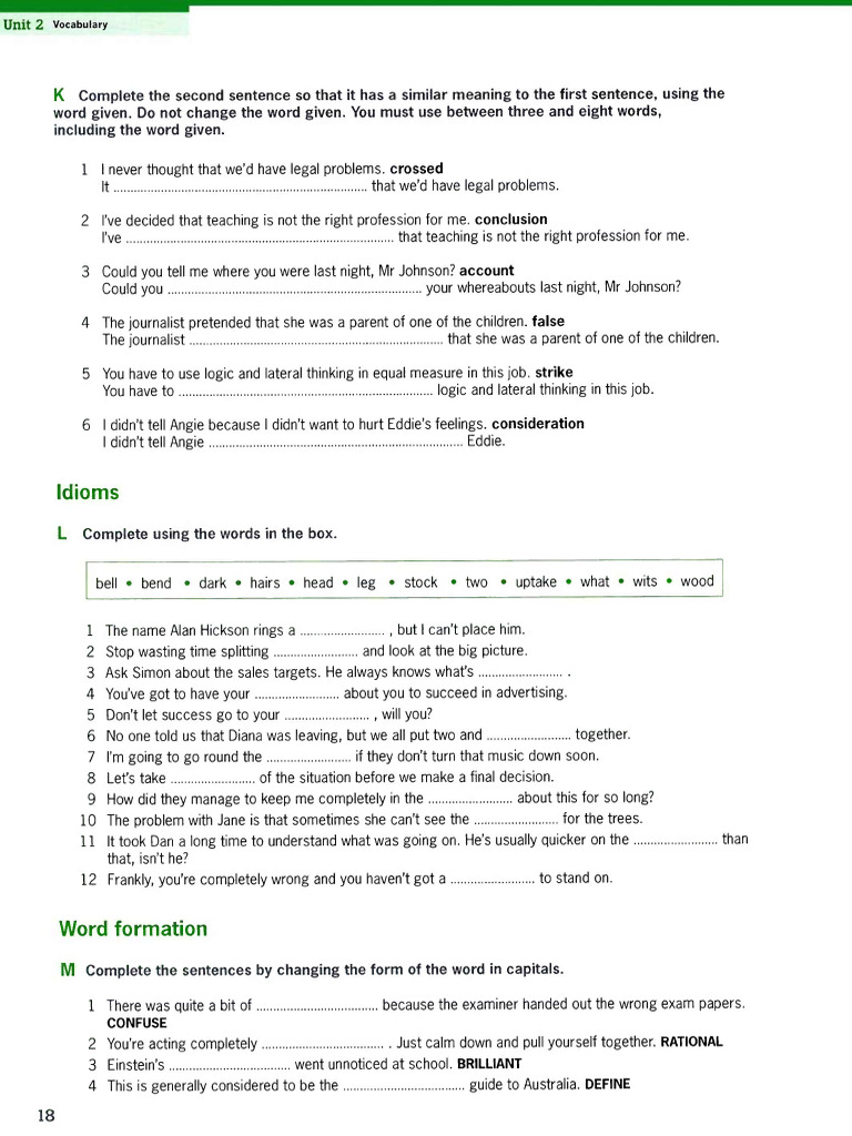 Destination C1 & C2 Grammar & Vocabulary (With Answer Key) (PDFDrive) 020 PDF