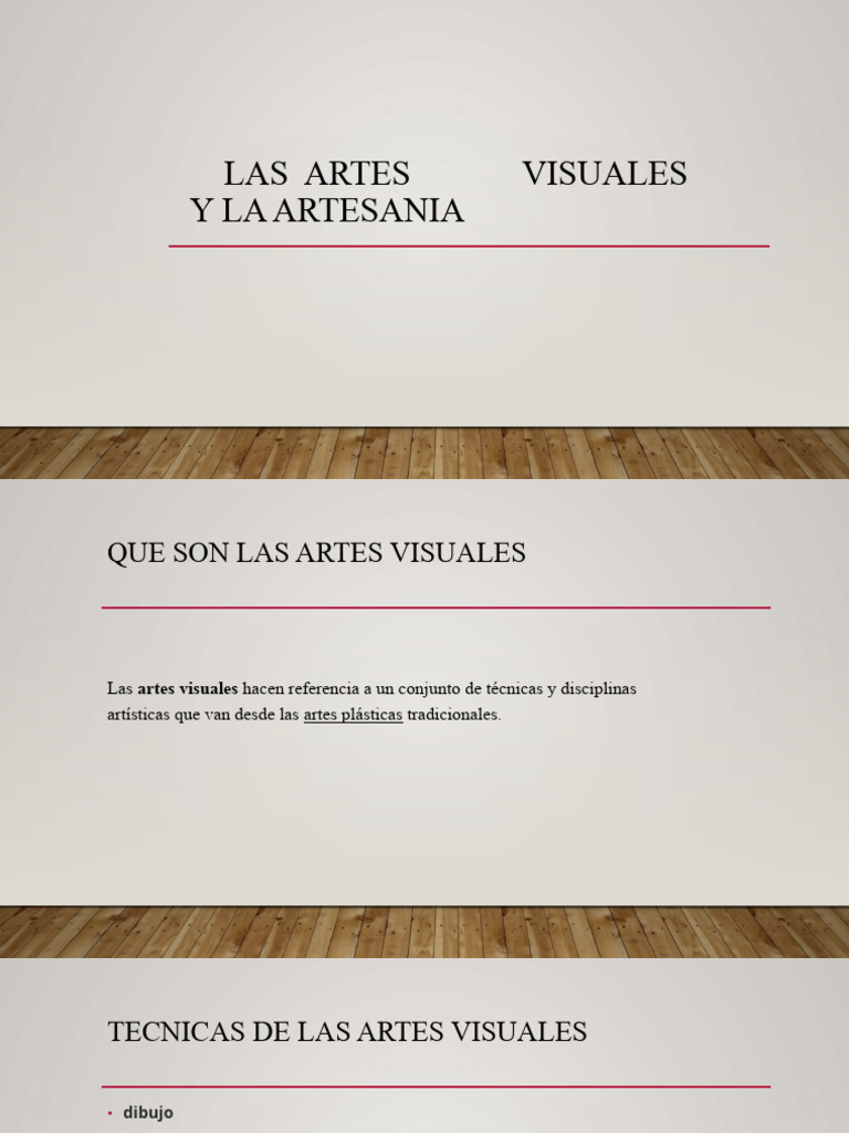 Artes Visuales y Artesanía: Definición y Técnicas | PDF | Arte