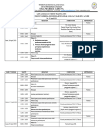 Jadwal Pengimbasan Klaster Revisi