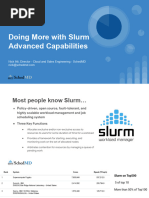 Doing More With Slurm Advanced Capabilities