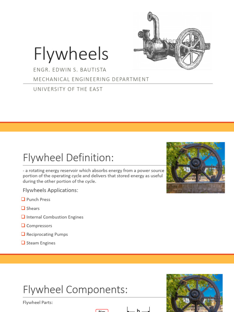 Flywheels PDF Classical Mechanics Rotating Machines