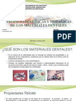 Propiedades Fisicas y Mecanicas de Los Materiales Dentales