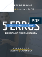 Resumo Aula 1 - Workshop Líder Protagonista