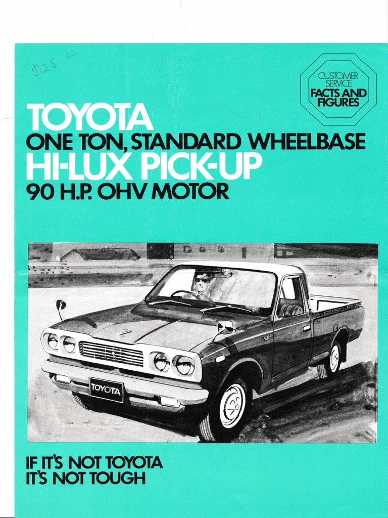 Toyota hilux rn25 specification sheet pdf