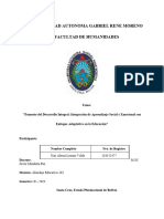 Fomento Del Desarrollo Integral Integración de Aprendizaje S