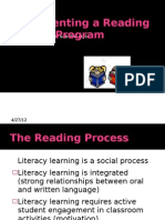 Implementing A Reading Program