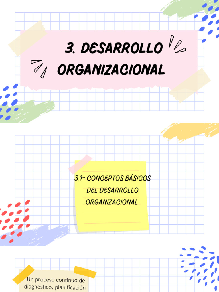 3 - Desarrolló Organizaciona | PDF | Crecimiento personal y profesional