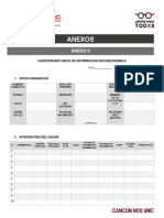 Anexo II. - Cuestionario para Estudio Socioeconomico