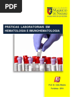 Práticas Laboratoriais em Hematologia E Imunohematologia: Prof. Dr. Célio Ribeiro Fortaleza - 2014