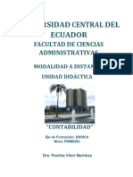 Unidad Didactica de La Asignatura Contabilidad - Universidad Central Del Ecuador - Miriam Paulina Viteri Martínez