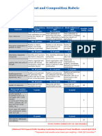 Prepared Public Speaking Rubrics With Total Score KS Only