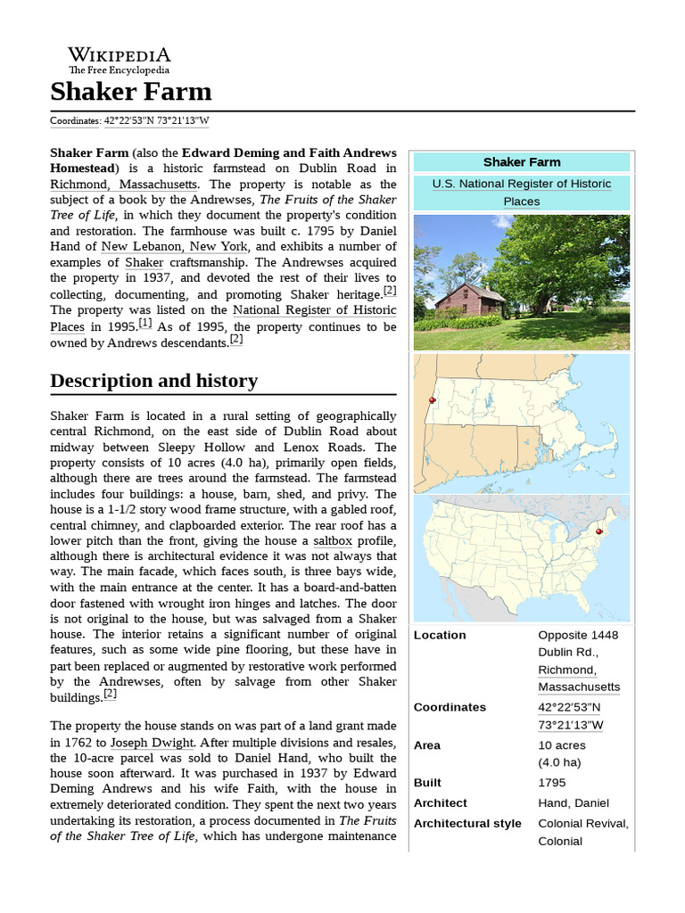 Shaker Farm PDF Queensland Heritage Register Culture Of Queensland