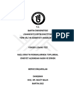 T.C. Bartin Üniversitesi Lisansüstü Eğitim Enstitüsü Türk Dili Ve Edebiyati Anabilim Dali