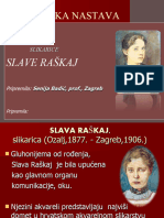 Terenska Nastava Stopama Slikarice Slave Raskajpripremila S. Badic Prof. Zagreb 4