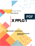 Administrasi Wali Kelas X PPLG 1