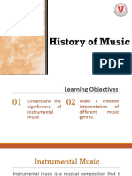 History of Music