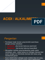 Acidi-Alkalimetri