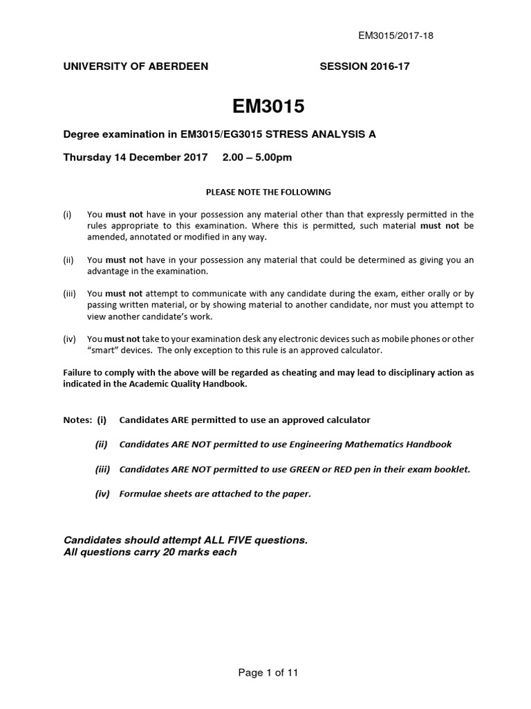 stress-analysis-exam-em3015w2017-18-pdf-stress-mechanics