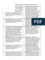 Cuadro Comparativo Filosofos Presocraticos