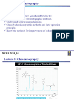 MCEE5210 2023F L8 Chromatography