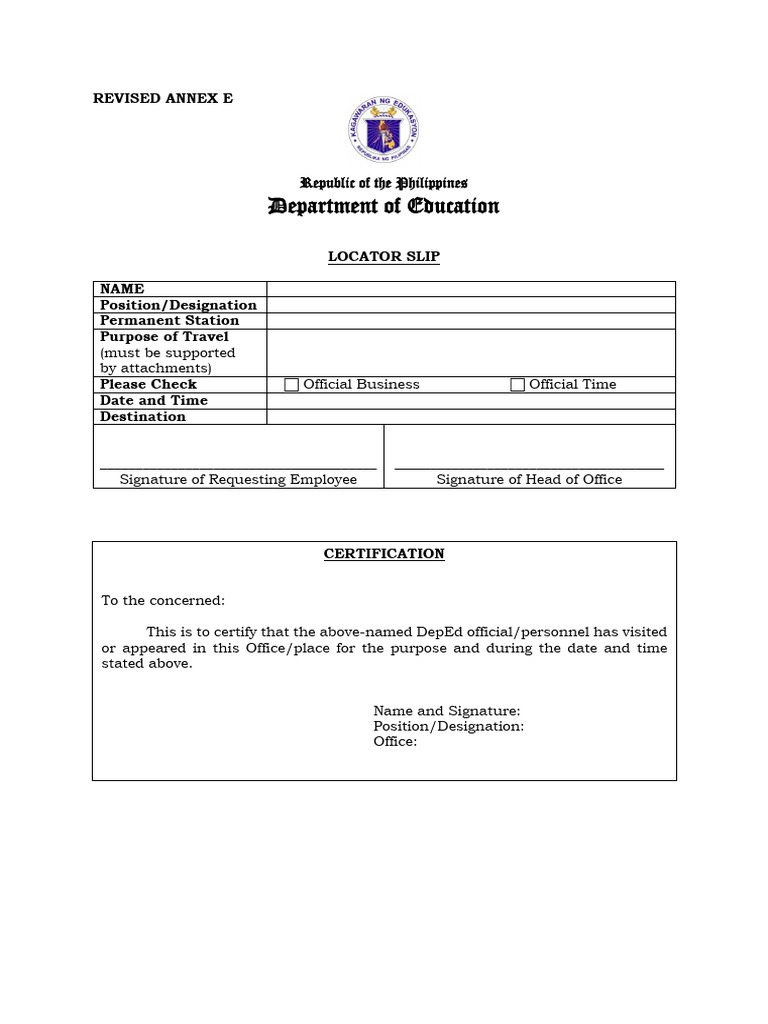 Revised Annex E | PDF