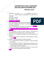 Fiuera Del Aula - Evaluacion Del 4to Logro - 04122023