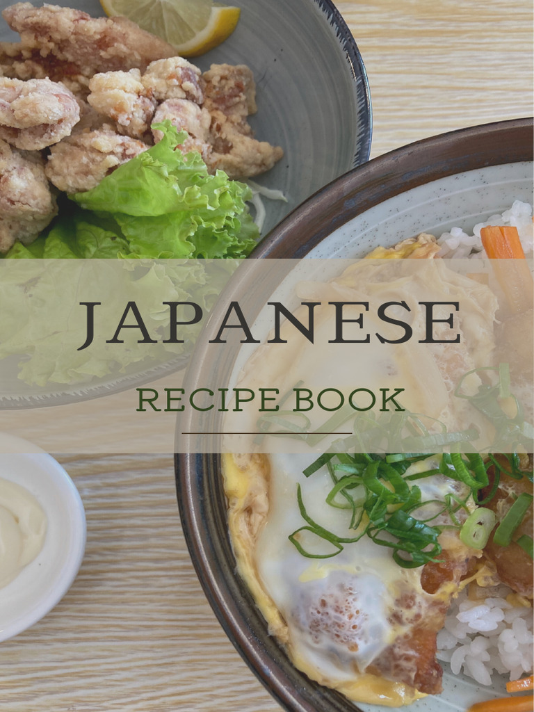 Japanese Recipe Book by Gibran PDF Sushi Sauce