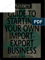 The Learning Annex - Guide To Starting Your Own Import-Export Business - Karen Offitzer - Citadel Press - 1992