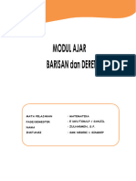 Modul Ajar Barisan Dan Deret: Mata Pelajaran: Matematika Fase/Semester Nama: E DKV/TSM/LP / Ganjil: Zulharmen, S.P