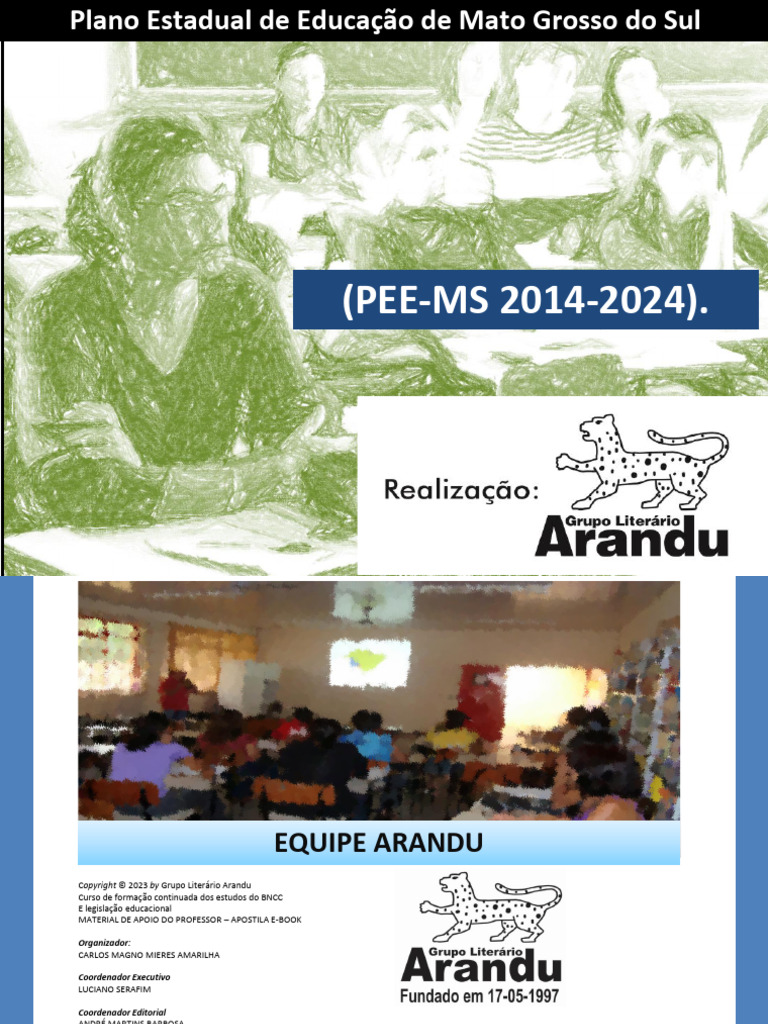 Plano Estadual Educação MS Aula | PDF | Pré-escola | Pedagogia