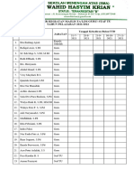 Daftar Hadir Kegiatan Majlis Ta'lim