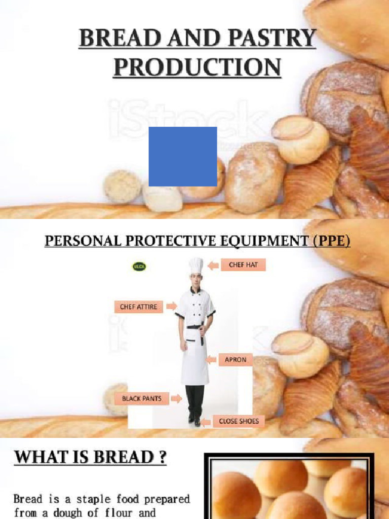 Bread and Pastry Introduction Pptx PDF