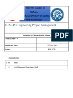 ENGINEERING Project Management 1 Assignment