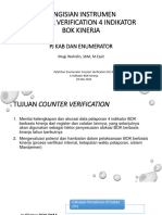 Pengisian Instrumen Counter Verification - PJ Kab Dan Enum - 29 Mei 2023