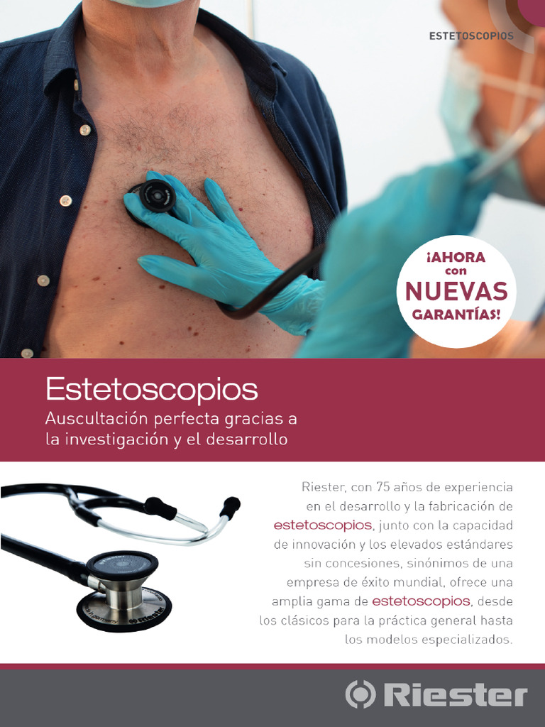 Riester Stethoscope Set Brochure ES - PDF - Riester Cloud | PDF