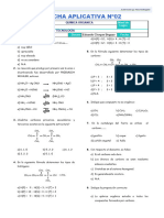 Ficha Aolicativa Nº02 Quimica Organica 3ro Sec of B