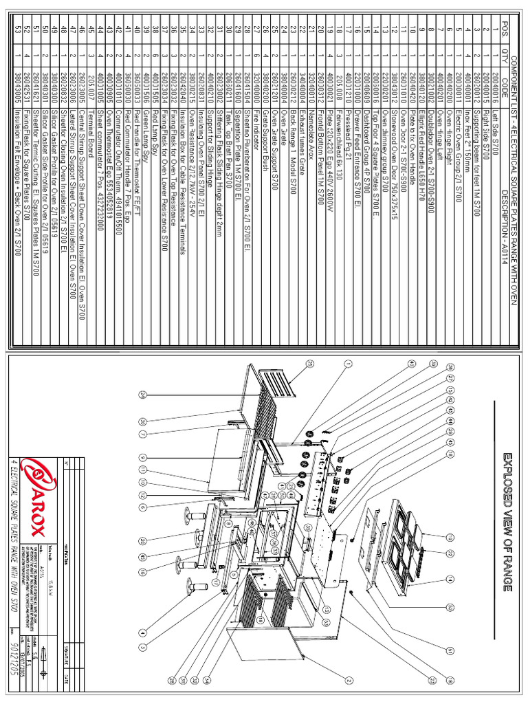 Cooking Range A0114_SPdiag PDF